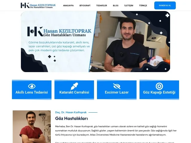Dr. Hasan Kızıltoprak web sitesi